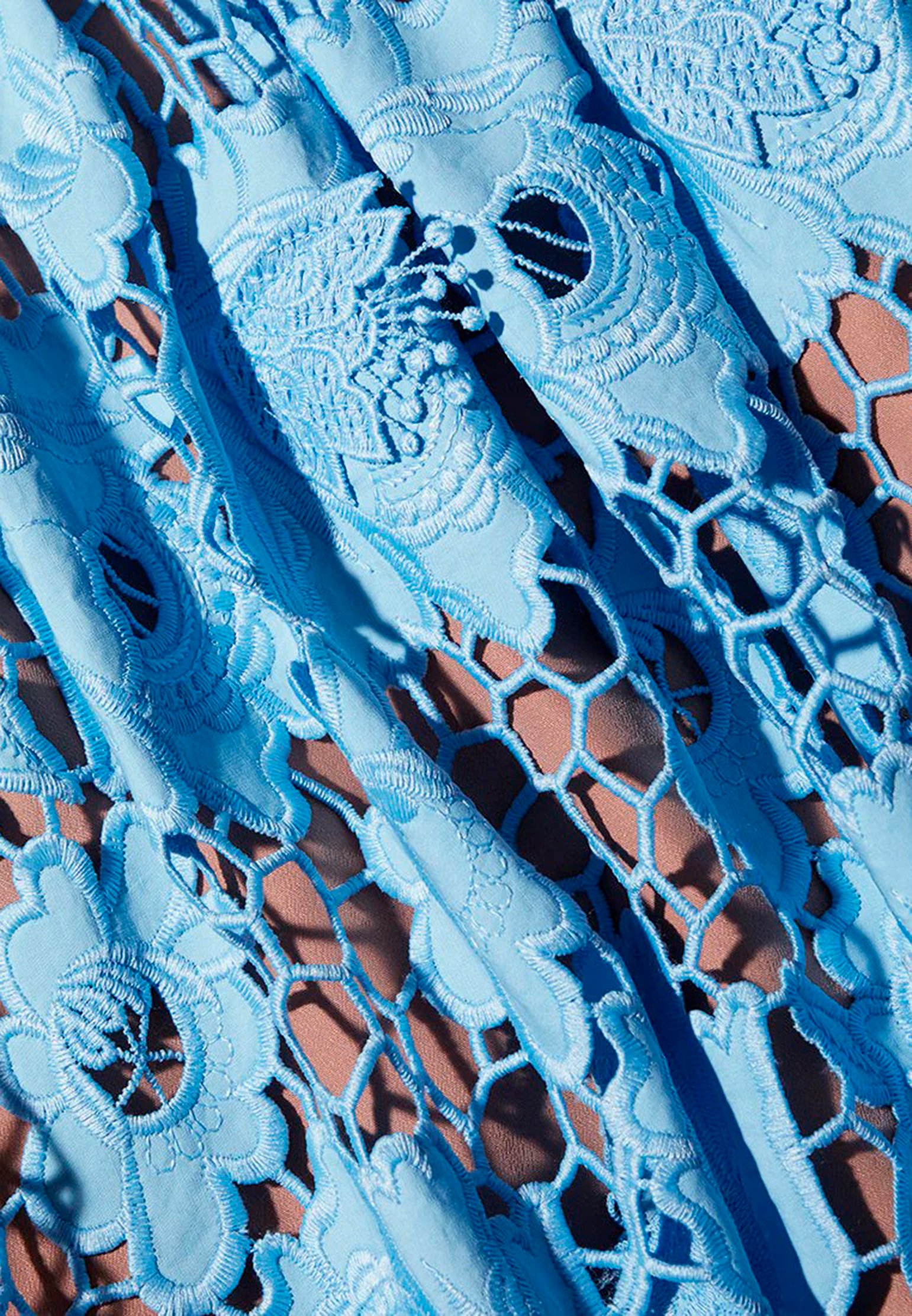 Dress SELF-PORTRAIT Color: blue (Code: 1794) in online store Allure