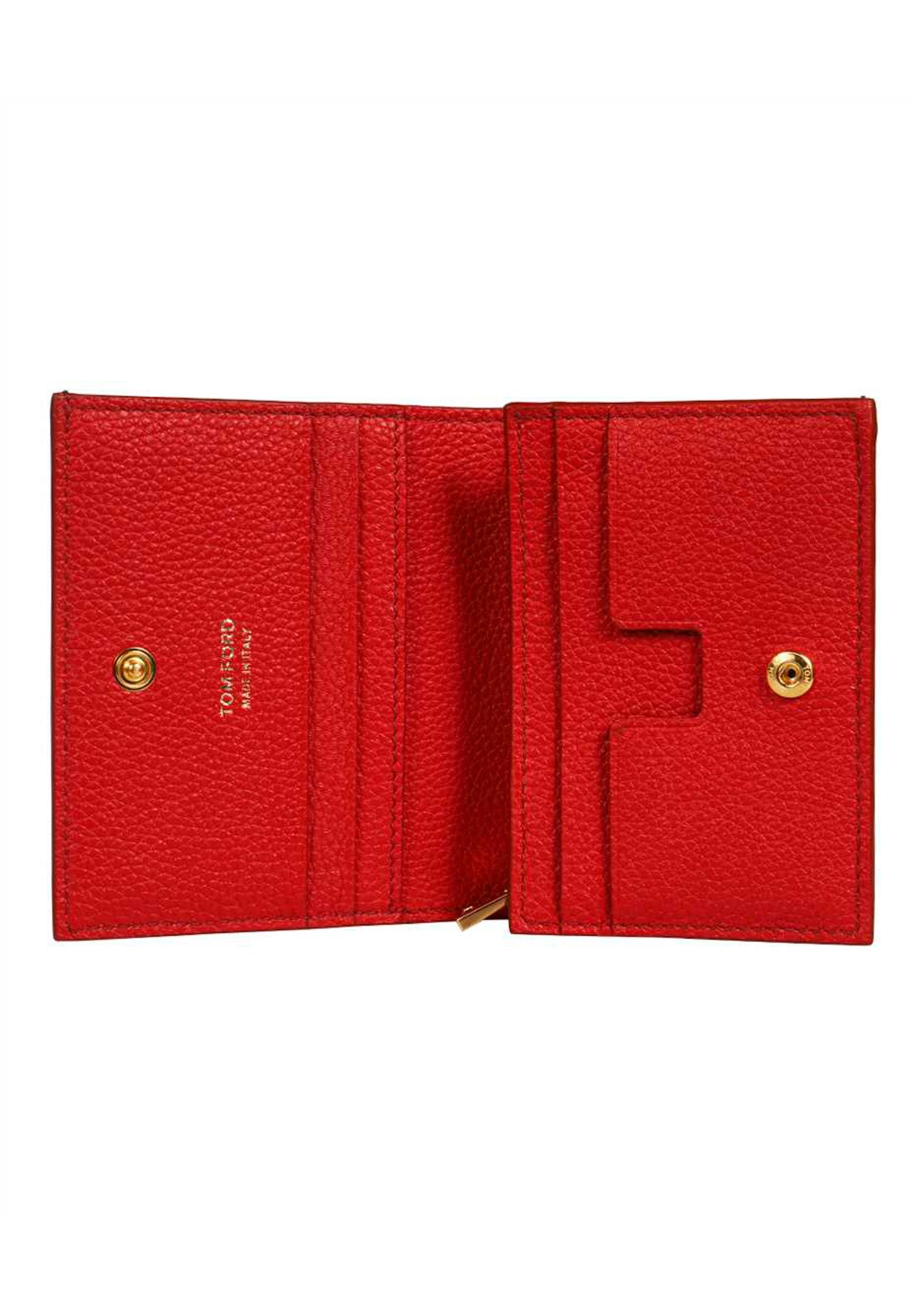 Mini wallet TOM FORD, color: red, size: buy for 553 € | Online store of ...