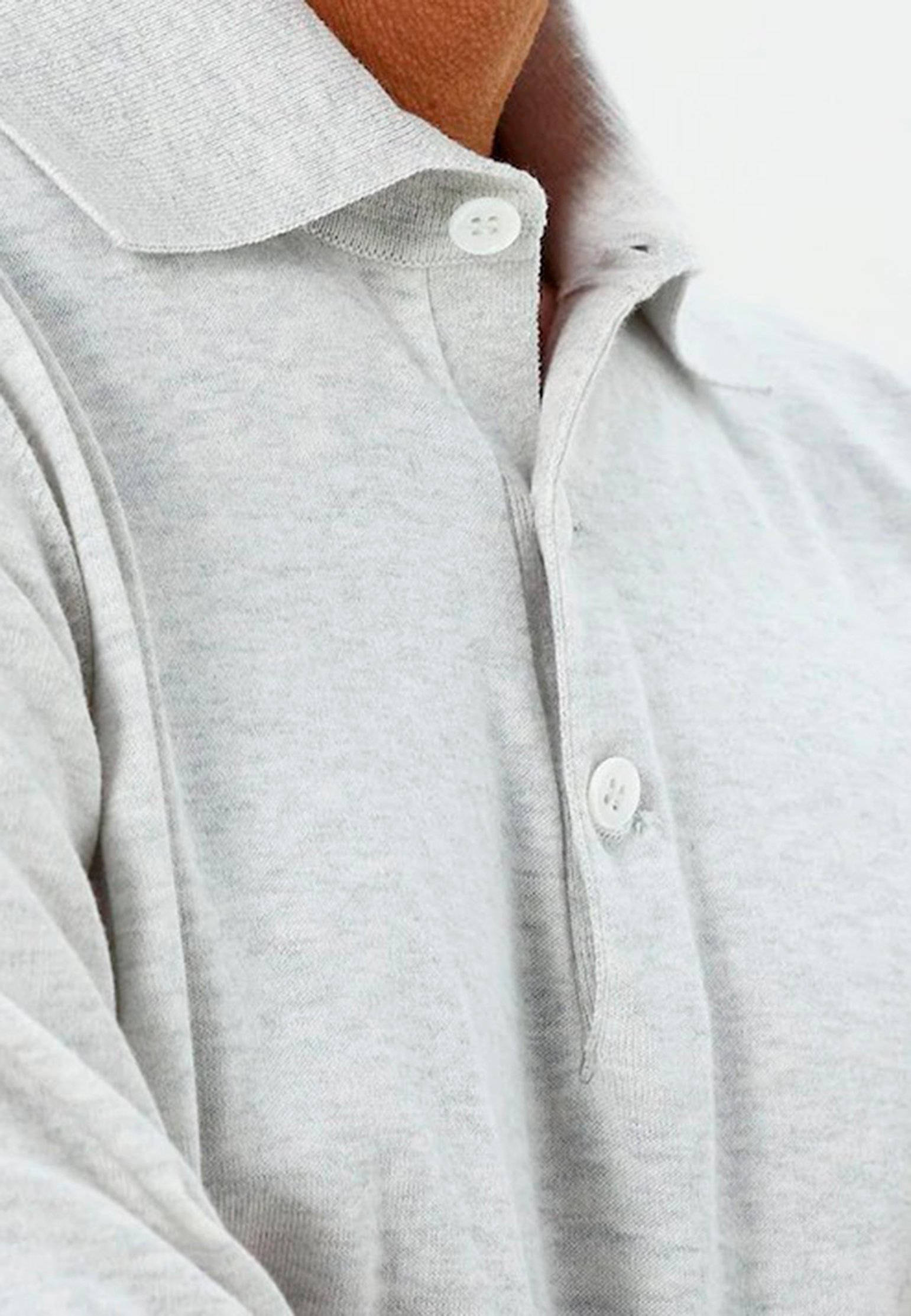 Polo BRUNELLO CUCINELLI Color: light grey (Code: 1188) in online store Allure