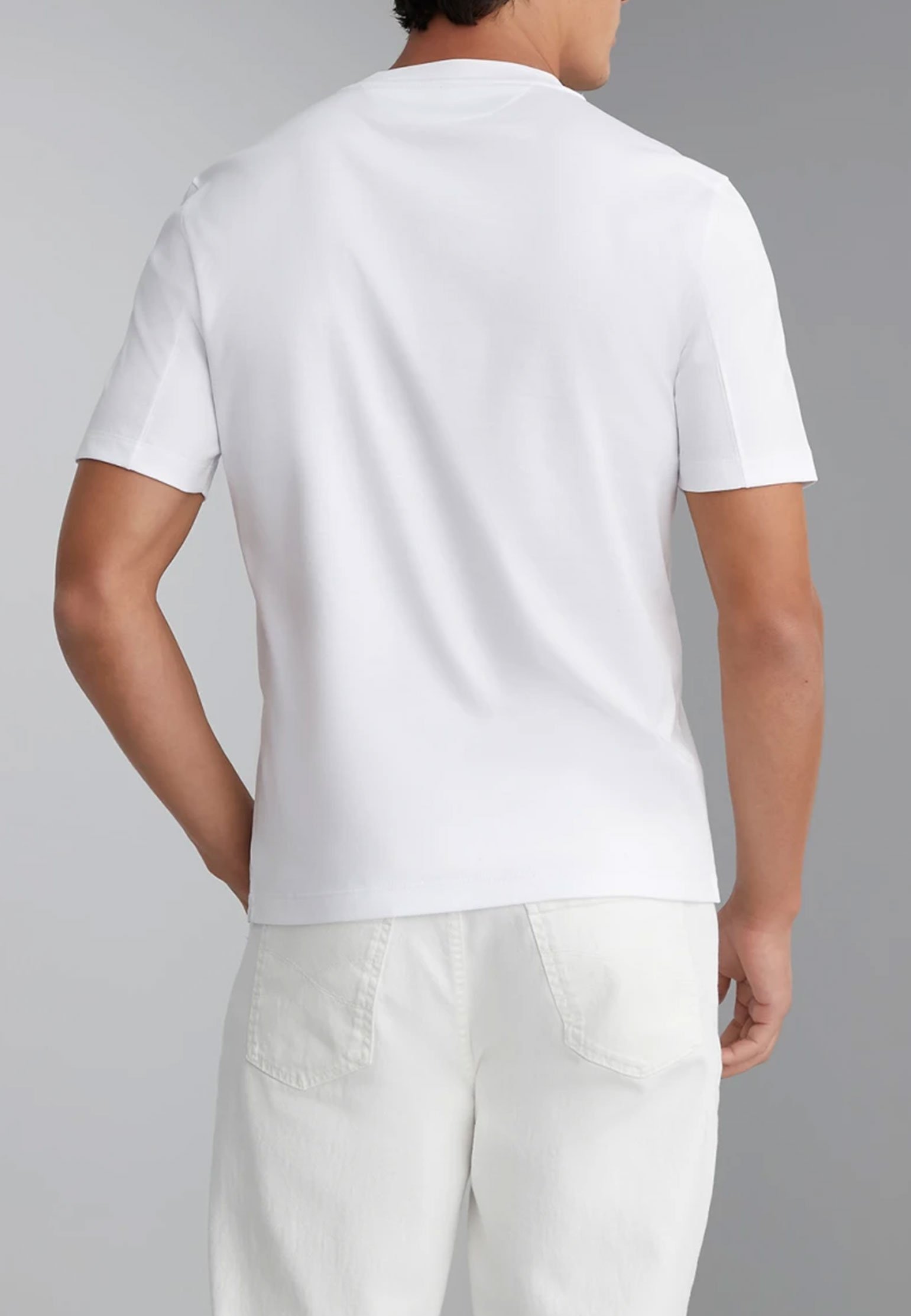 T-Shirt BRUNELLO CUCINELLI Color: white (Code: 3472) in online store Allure