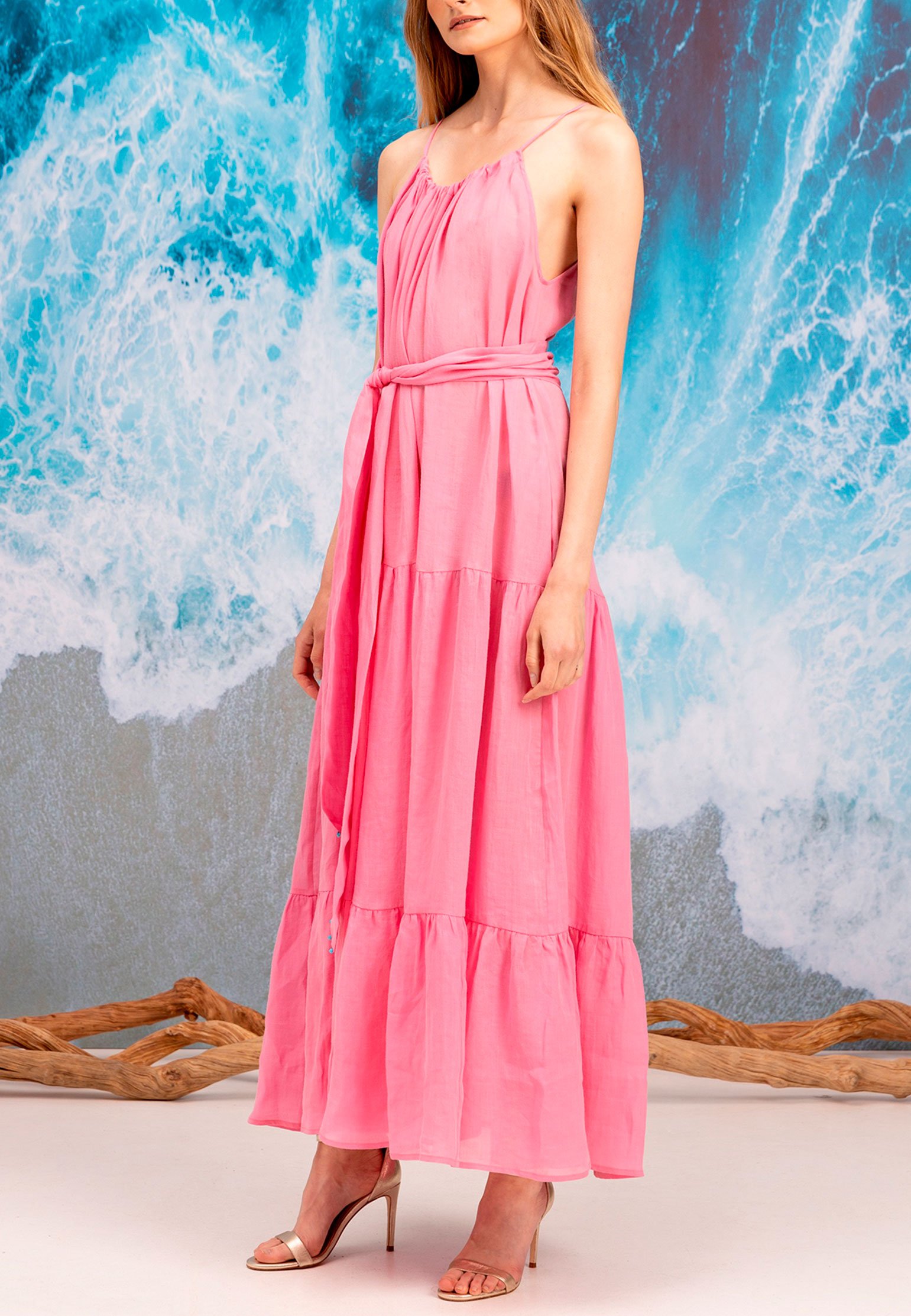 Dress A MERE CO Color: pink (Code: 1018) in online store Allure