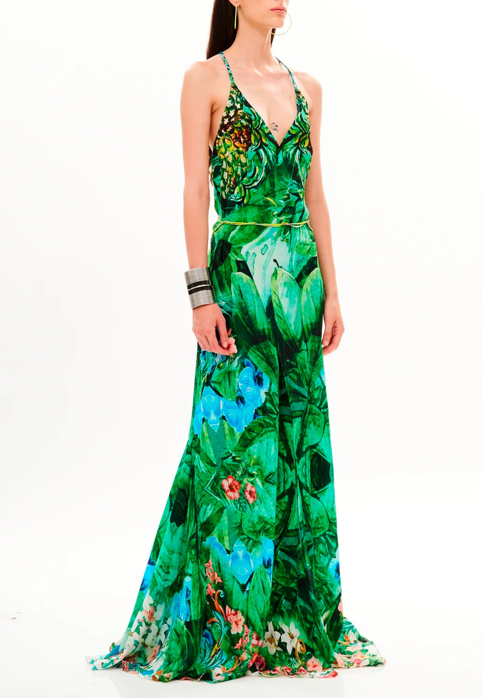 Dress KORE' COLLECTIONS Color: green (Code: 2304) in online store Allure