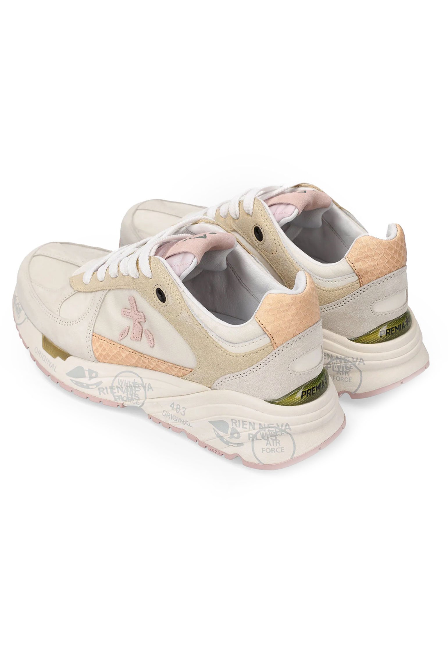 Sneakers PREMIATA Color: beige (Code: 4174) in online store Allure