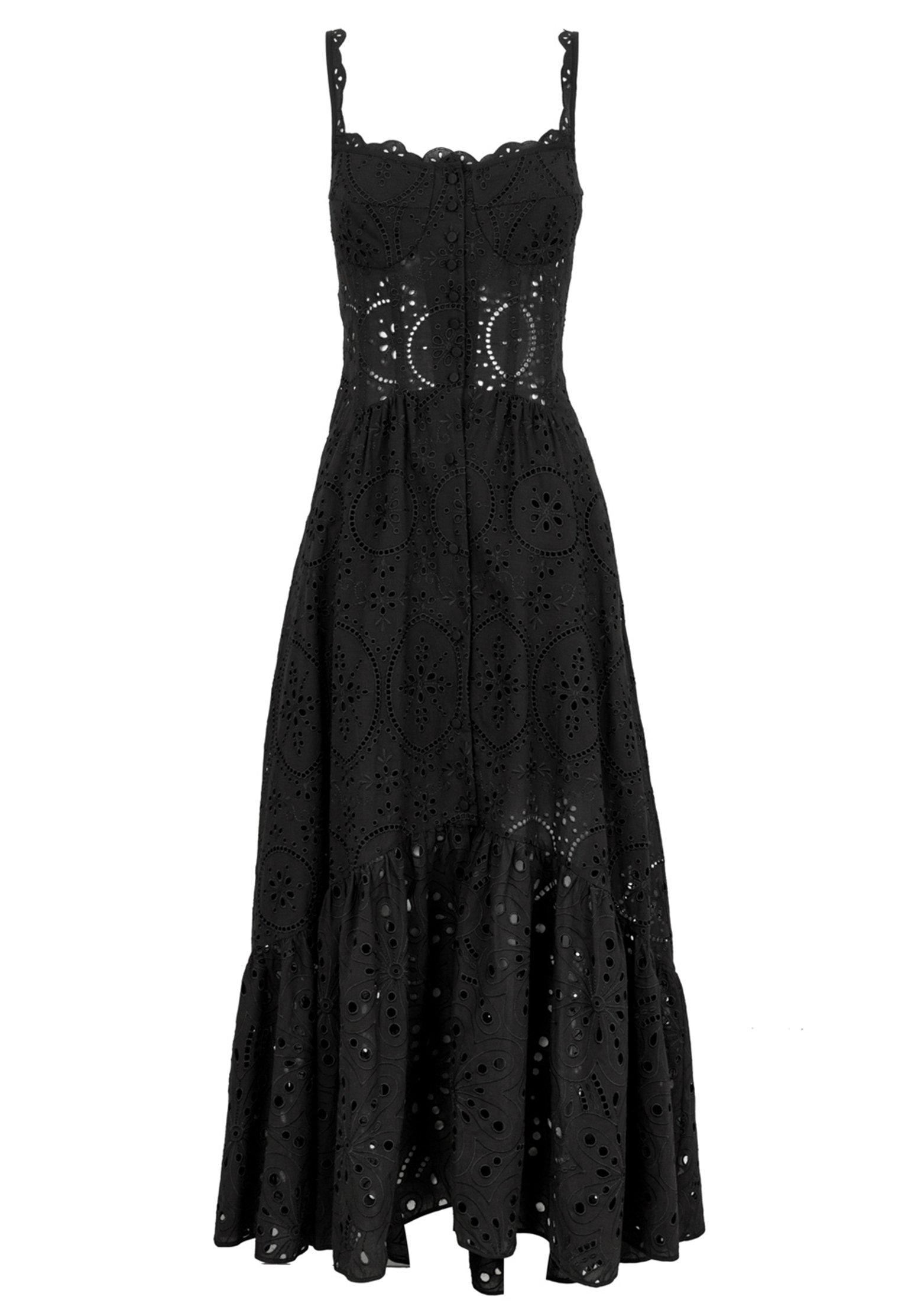 Dress CHARO RUIZ Color: black (Code: 2037) in online store Allure
