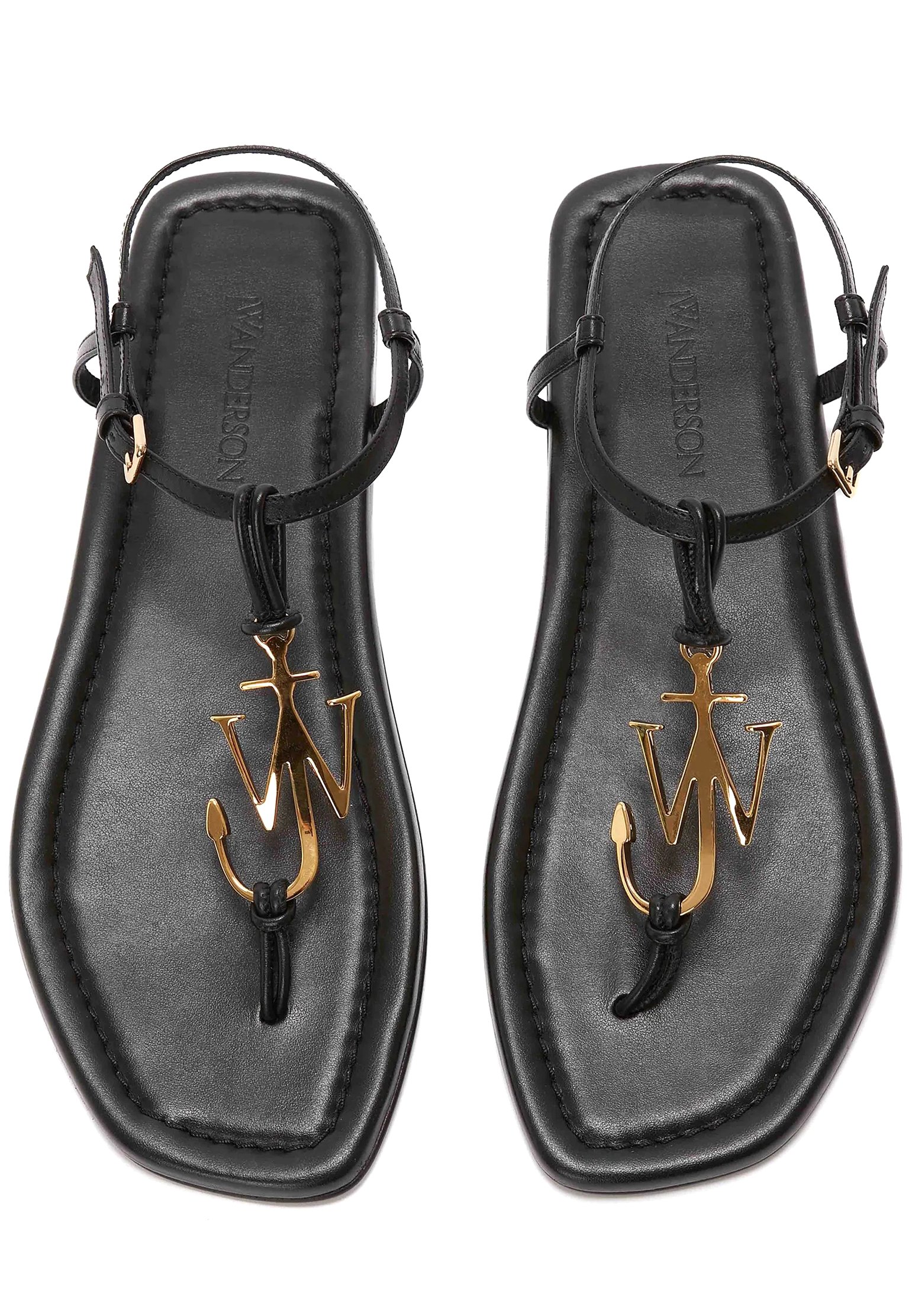 Sandals J.W. ANDERSON Color: black (Code: 735) in online store Allure