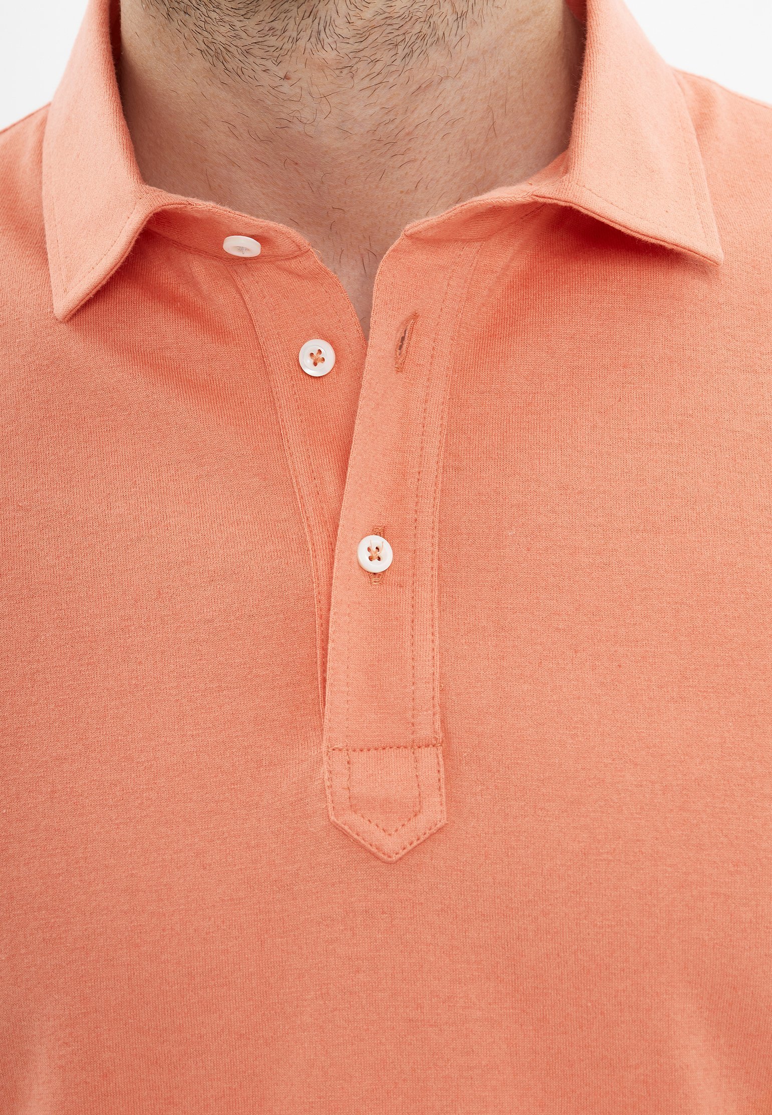 Polo BRUNELLO CUCINELLI Color: orange (Code: 1496) in online store Allure
