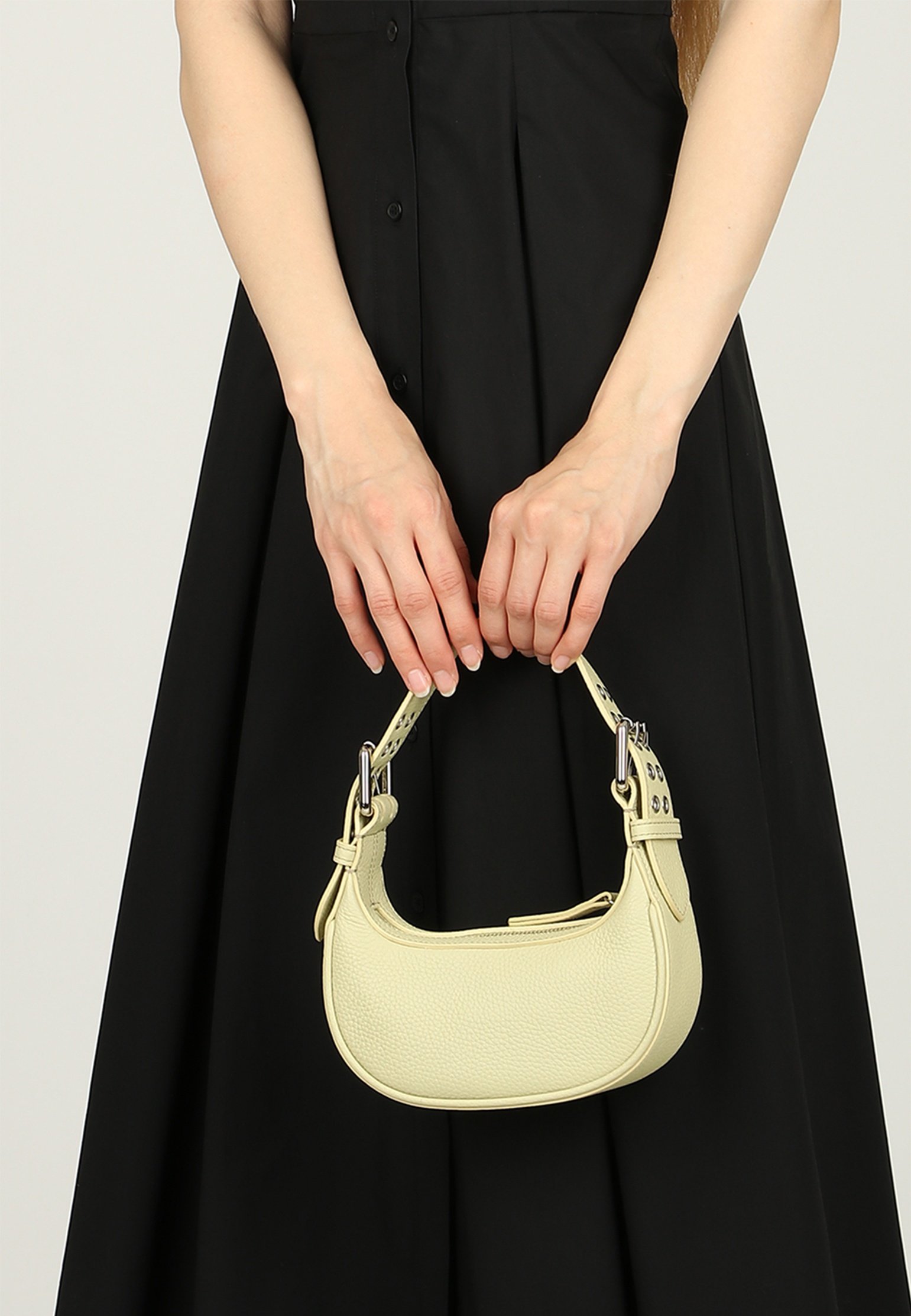 Shoulder Bag BY FAR Color: olive (Code: 603) in online store Allure