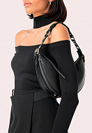 Shoulder Bag BY FAR Color: black (Code: 1145) - Photo 3