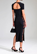 Dress SELF-PORTRAIT Color: black (Code: 1778) - Photo 2
