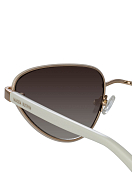 Sunglasses LINDA FARROW Color: white (Code: 2194) - Photo 3