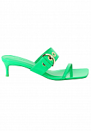 Mules BY FAR Color: green (Code: 590) - Photo 1