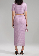 Skirt SELF-PORTRAIT Color: lilac (Code: 2245) - Photo 2