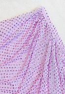 Skirt SELF-PORTRAIT Color: lilac (Code: 2245) - Photo 4