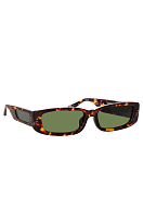 Sunglasses LINDA FARROW Color: brown (Code: 2218) - Photo 1