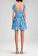 Dress SELF-PORTRAIT Color: blue (Code: 1794) - Photo 2