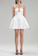 Dress SELF-PORTRAIT Color: white (Code: 1759) - Photo 1