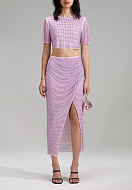 Skirt SELF-PORTRAIT Color: lilac (Code: 2245) - Photo 1
