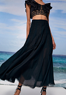 Skirt CHARO RUIZ Color: black (Code: 2063) - Photo 3